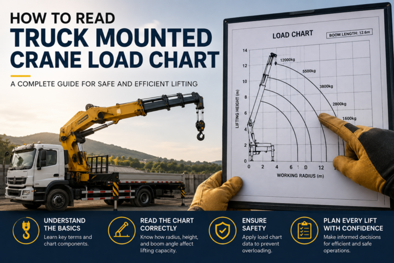 TRUCK MOUNTED CRANE LOAD CHART