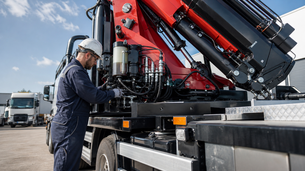 How to Maintain a Truck-Mounted Crane Hydraulic System