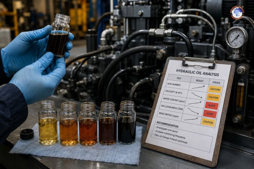 Hydraulic oil sampling and filter maintenance tools