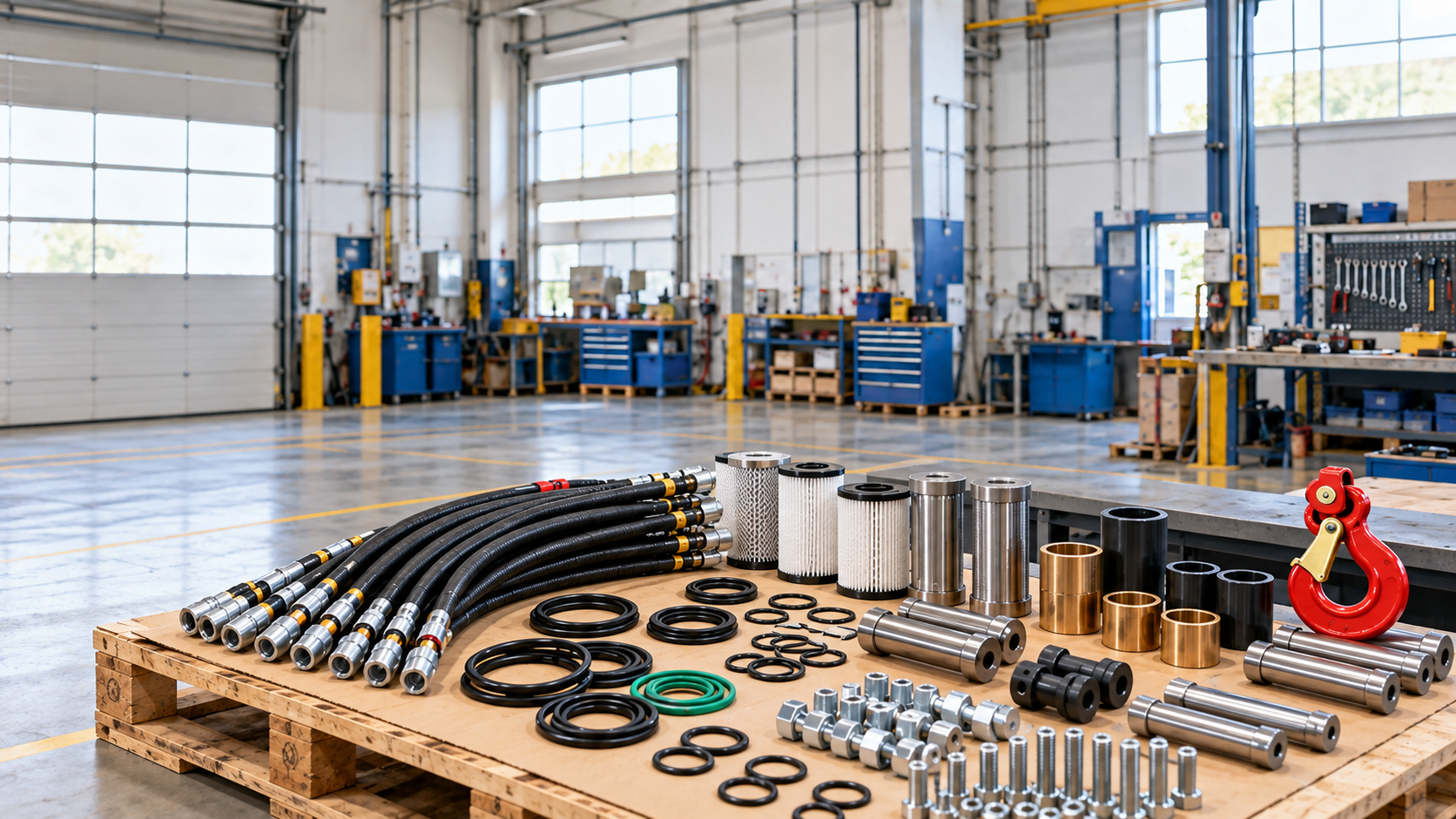 truck mounted crane spare parts package for overseas buyers
