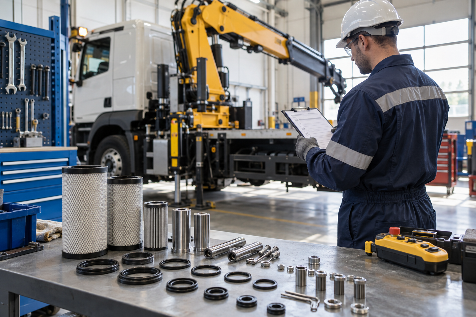 truck mounted crane preventive maintenance checklist