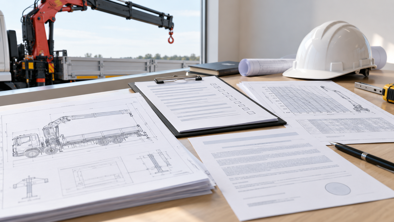 Truck mounted crane certification documents for international buyers